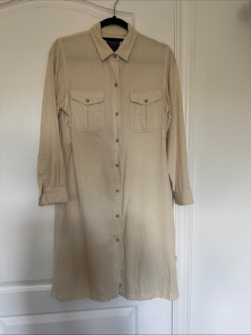 Vintage Terramar Silk Shirtdress